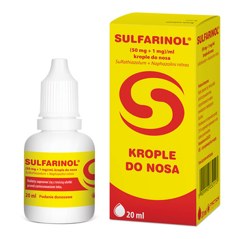 Sulfarinol krople do nosa 20ml