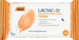 LACTACYD FEMINA x 15 chusteczek
