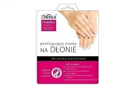 L`Biotica, peelingująca maska na dłonie, 36 g (nasączone rękawiczki)
