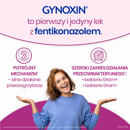 Gynoxin Uno x 1 kapsułka dopochwowa