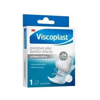 Plaster do cięcia Viscoplast bardzo mocny biały 8cmx1m