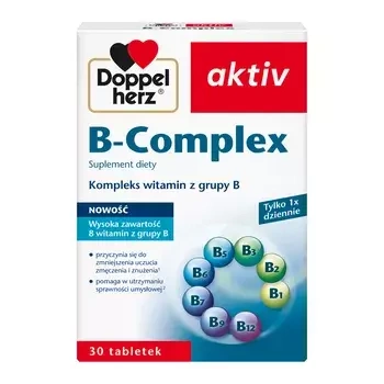 Doppelherz Aktiv B-Complex, tabletki, 30 sztuk