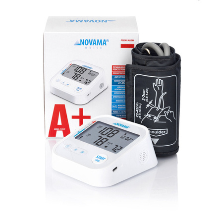 Ciśnieniomierz naramienny NOVAMA White A+