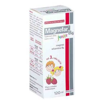 Magnefar B6 Junior płyn 120 ml