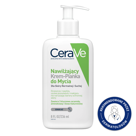 CERAVE Nawilżający Krem-Pianka do mycia 236ml