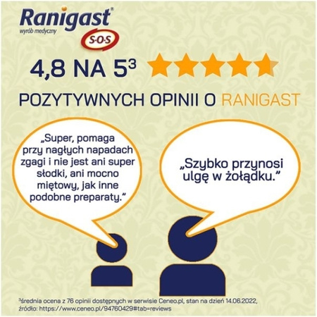 Ranigast S.O.S, 24 tabletki do ssania
