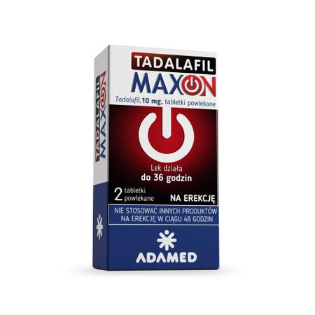 Tadalafil Maxon 10 mg x 2 tabletki  powlekane