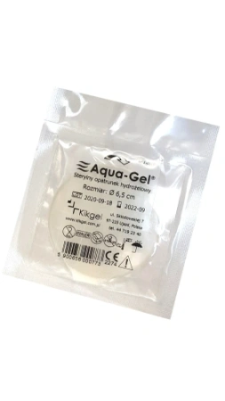 Aqua Gel Sterylny opatrunek hydrożelowy 6,5cm, 1sztuka