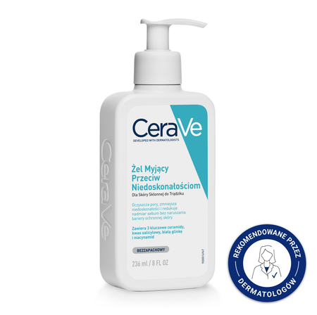 Cerave Żel Myjący Przeciw Niedoskonałościom 236 ml