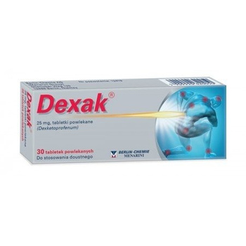 Dexak 25mg x 30 tabletek powlekanych