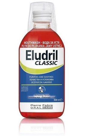 Eludril Classic płyn do płukania jamy ustnej 500 ml