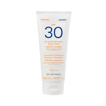 Korres Yoghurt Emulsja do ciała i twarzy SPF30, 200ml