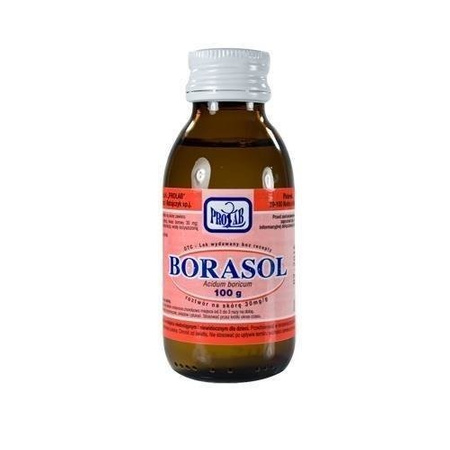 BORASOL płyn na skórę 3% 100g