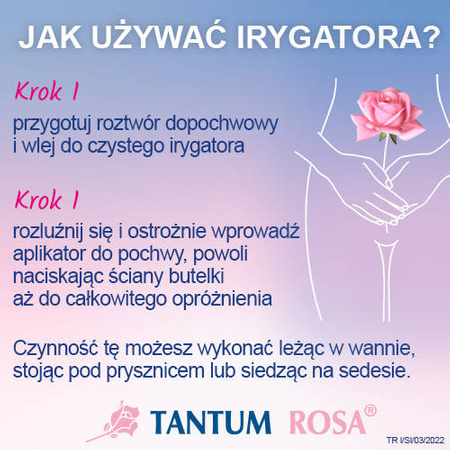 Tantum Rosa Irygator do higieny intymnej 500ml