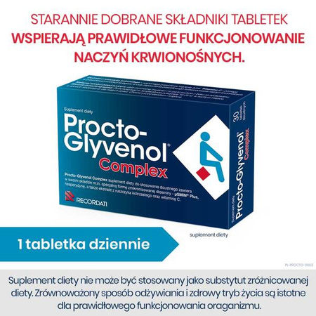 Procto-Glyvenol Complex x 30 tabletek