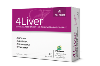 4 Liver kapsułek x 45 sztuk