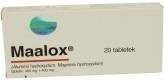 Maalox tabl. 0,4g+0,4g x 20szt