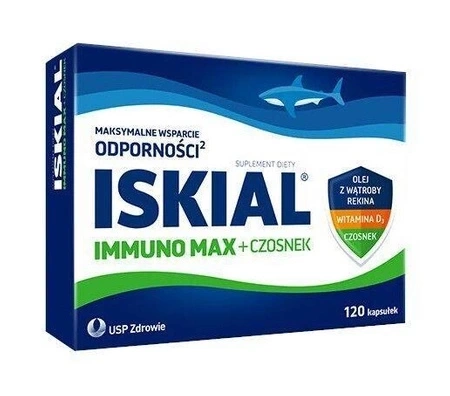 Iskial Max (Immuno Max )+ czosnek x 120 kapsułek