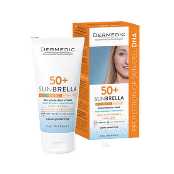 DERMEDIC SUNBRELLA Krem ochronny SPF50+ skóra naczynkowa 50g