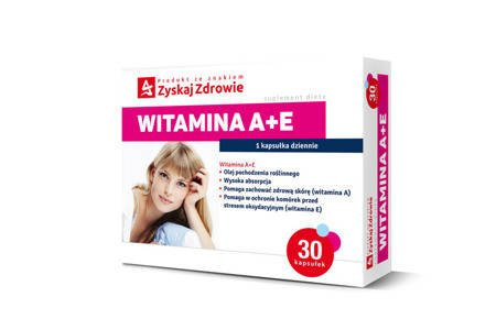 ZYSKAJ ZDROWIE WITAMINA A+E x 30 kapsułek