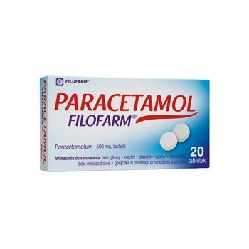 Paracetamol Filofarm 0,5g x  20 tabletek 