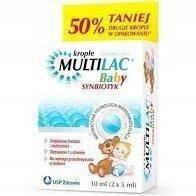 MULTILAC Baby krople 2 x 5ml DATA WAŻNOŚCI 28.02.2026