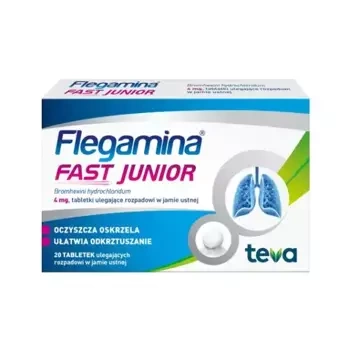 Flegamina Fast Junior 20 tabletek 