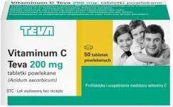 VITAMINUM C 200mg x 50 tabletek powlekanych