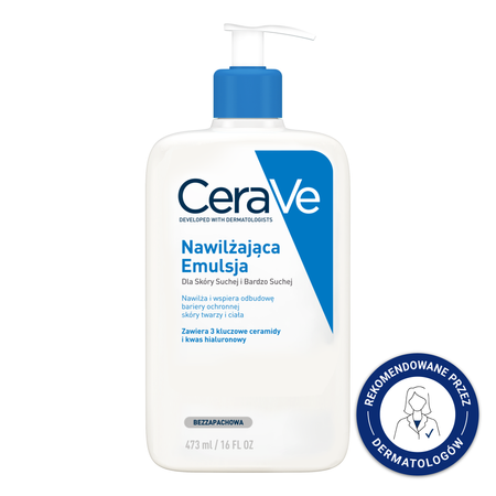 CERAVE Nawilżająca emulsja do skóry suchej  i bardzo suchej 473ml
