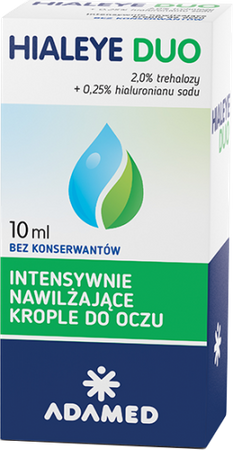 HIALEYE DUO Krople do oczu, 10 ml 