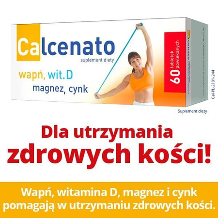 CALCENATO x 60 tabletek DATA WAŻNOŚCI 31.03.2025