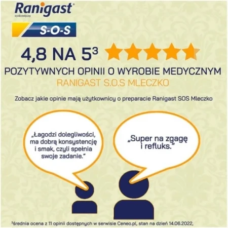 Ranigast S-O-S Mleczko 200 ml