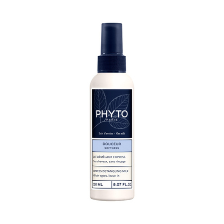 PHYTO SOFTNESS EKSPRESOWE MLECZKO UŁATWIAJĄCE ROZCZESYWANIE DO WSZYSTKICH RODZAJÓW WŁOSÓW 150 ml 
