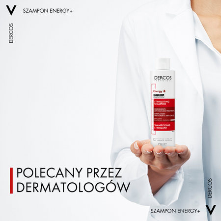 VICHY DERCOS Szampon wzmacniająco-pielęgnujący z witaminami  400ml 