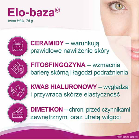 Elo-baza Krem lekki 75g 
