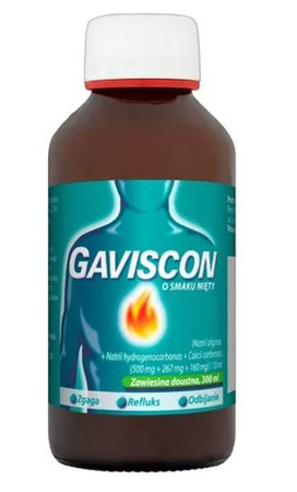 Gaviscon smak mięty zawiesina doustna 300ml