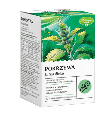 Herbapol Poznań Pokrzywa herbata, 30 torebek