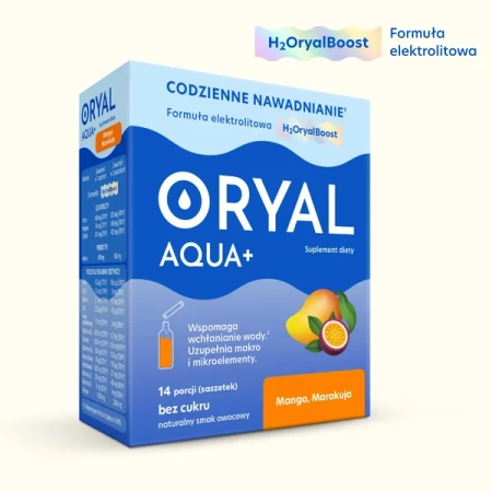 ORYAL Aqua+ Mango Marakuja 14 saszetek