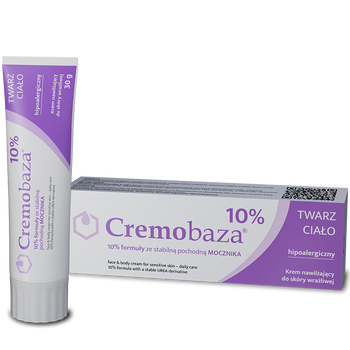 CREMOBAZA 10% Krem półtłusty z mocznikiem, 30g