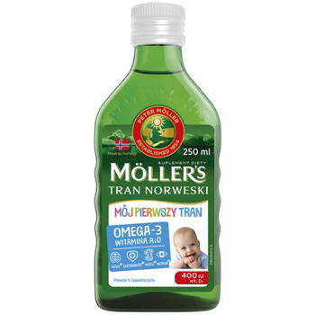 Moller's Mój Pierwszy Tran Norweski, powyżej 4 tygodnia 250 ml