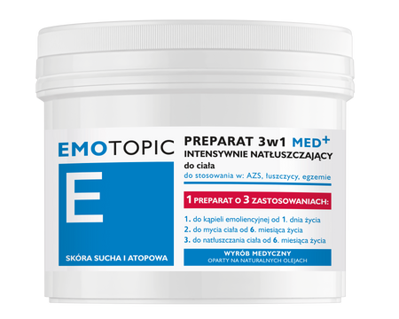  EMOTOPIC Preparat 3W1 Intensywnie natłuszczający  500ml
