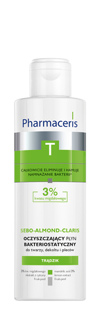 PHARMACERIS T SEBO-ALMOND Płyn oczyszczający, 190ml