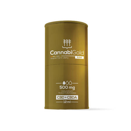 CannabiGold Raw 500 olej 12 ml
