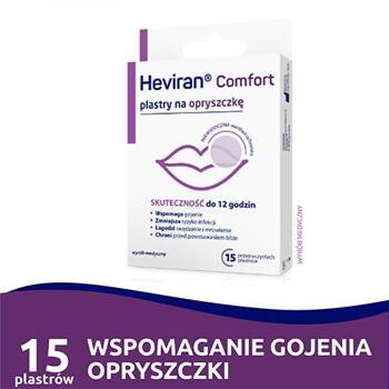 Heviran Comfort Plastry na opryszczkę x 15 sztuk