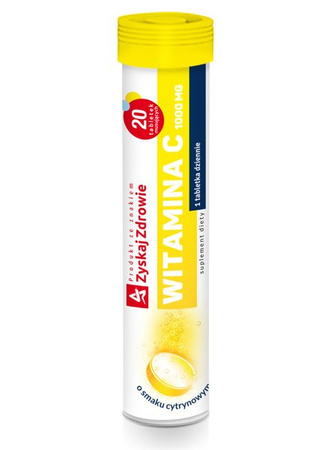 WITAMINA C 1000mg ZYSKAJ ZDROWIE x 20 tabletek musujących