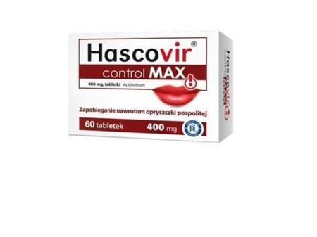 Hascovir Control Max 400mg x 60 tabletek