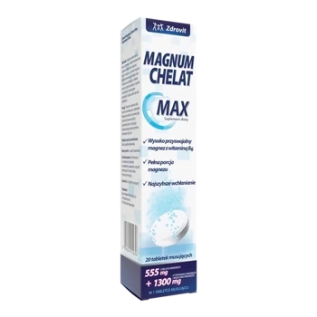 Zdrovit Magnum Chelat Max 20 tabletek musujących