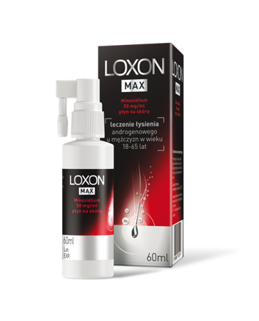 LOXON MAX 5% Płyn do stosowania na skórę głowy 60ml