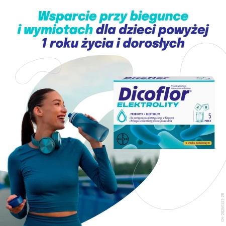 Dicoflor Elektrolity 10 saszetek