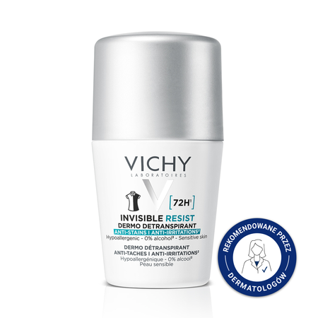 VICHY Invisible Resist Antyperspirant w kulce przeciw śladom, 50ml